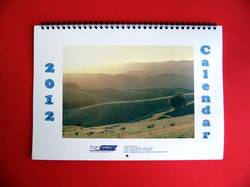 A4 Landscape Annual Calendar